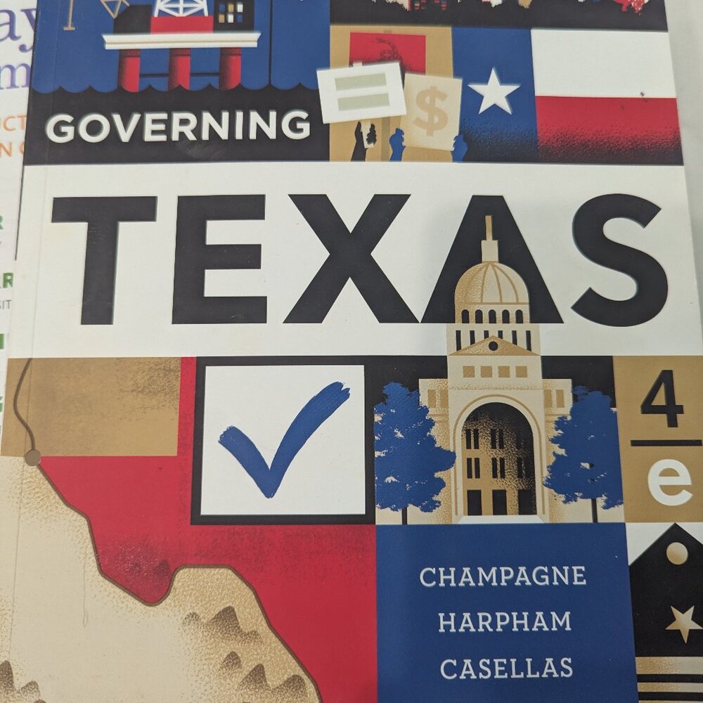 Governing Texas book 4th edition by champagne harpham casellas
